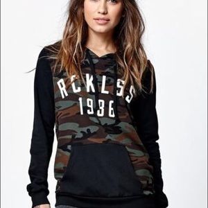 Young & Reckless Simple Blvd Camo Hoodie Pullover